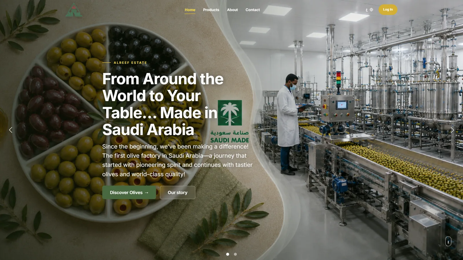 Alreef English home page